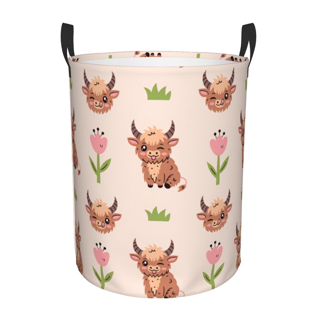 Baby Nursery Laundry Basket - Cesto de Roupa Dobrável para Bebê