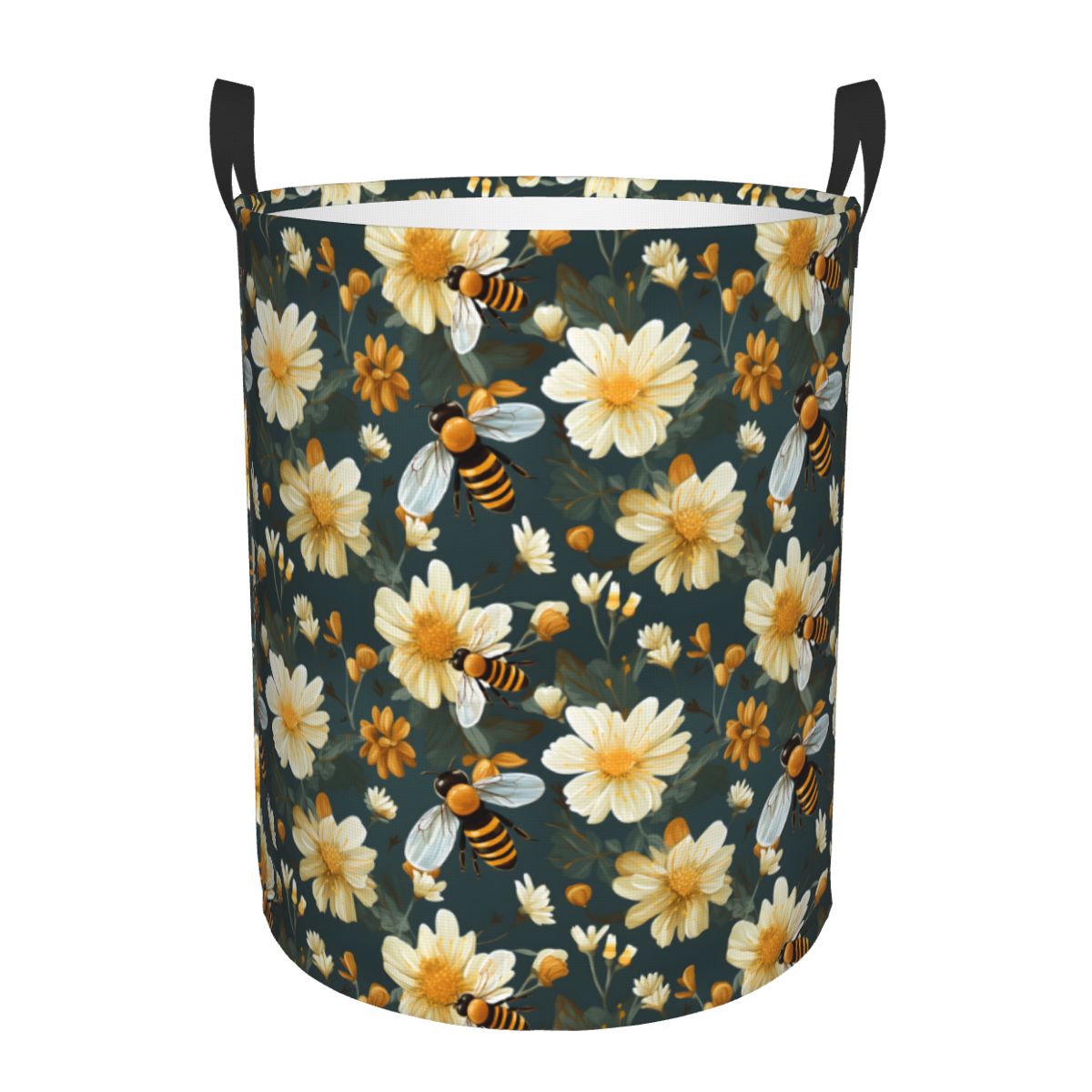 Baby Nursery Laundry Basket - Cesto de lavanderia dobrável com padrão