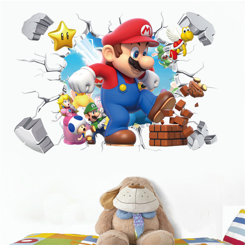 Baby Nursery Wallpaper - Adesivo de parede 3D com personagens