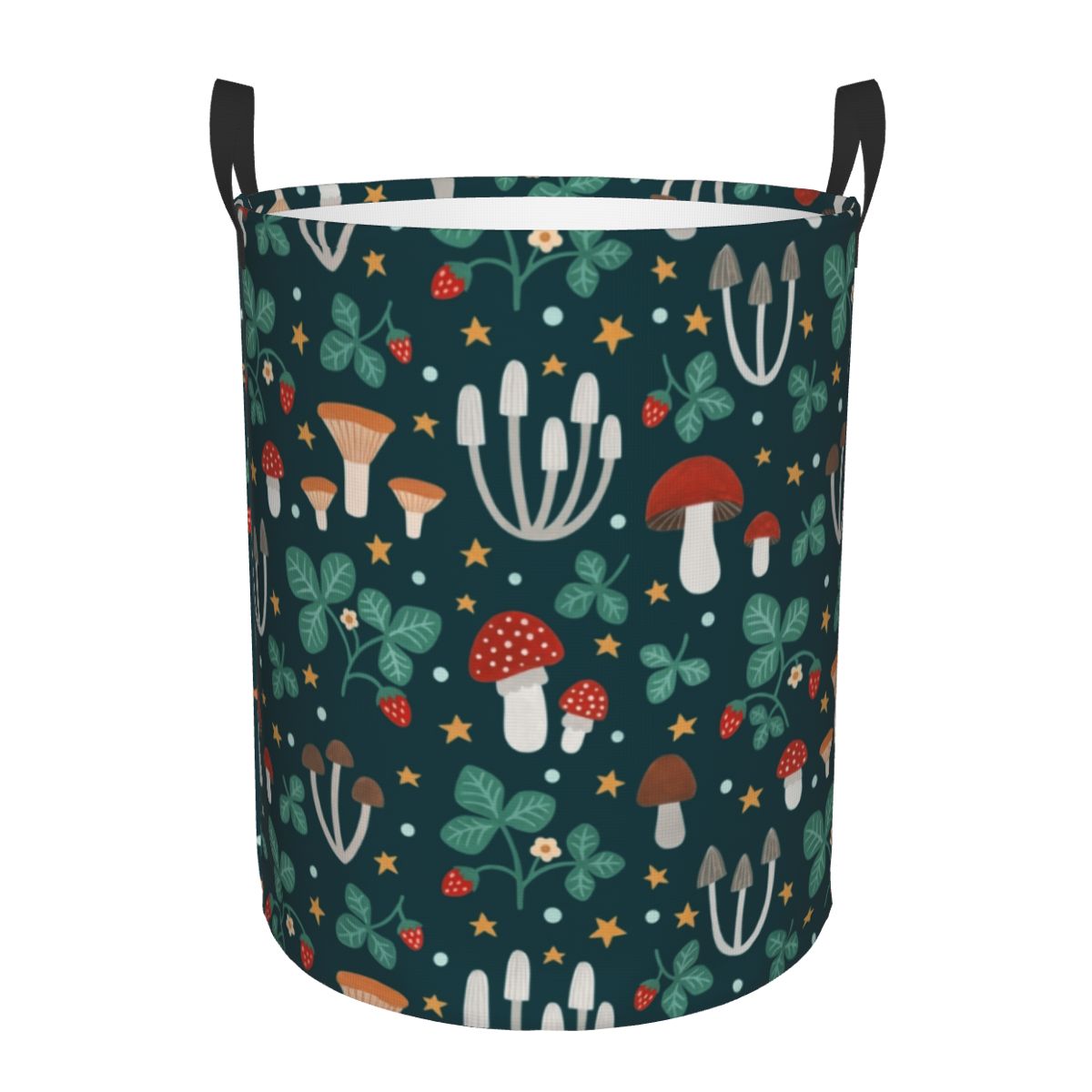 Baby Nursery Laundry Basket - Cesta de lavanderia dobrável Floresta Mágica,