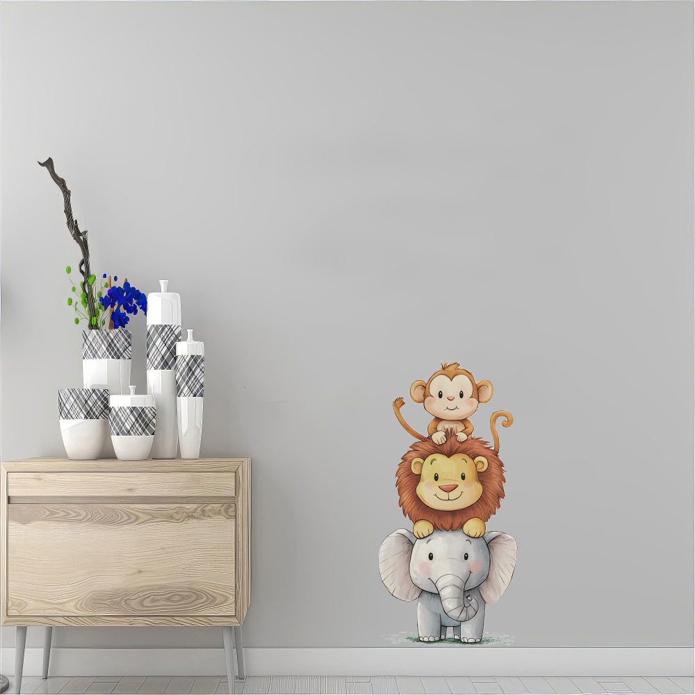 Adesivos de Parede de Animais  - Baby Nursery Wallpaper avaliação e preço