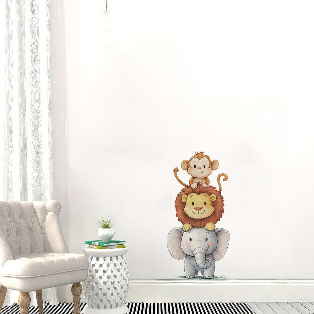 Adesivos de Parede de Animais  - Baby Nursery Wallpaper avaliação e preço