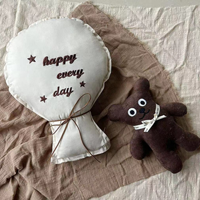 2 pçs algodão bordado balão pa - Baby Nursery Embroidery avaliação e preço