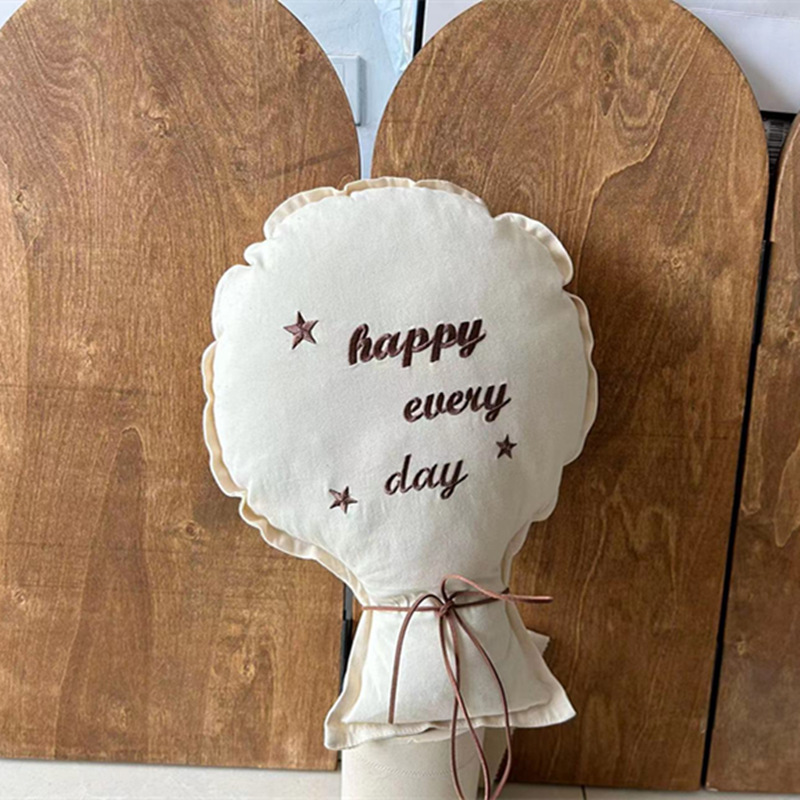 2 pçs algodão bordado balão pa - Baby Nursery Embroidery avaliação e preço