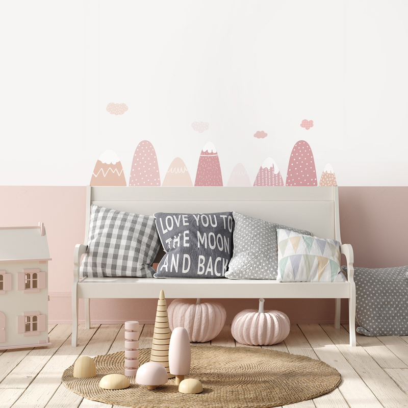 Nordic decoração da casa balão - Baby Nursery Murals avaliação e preço