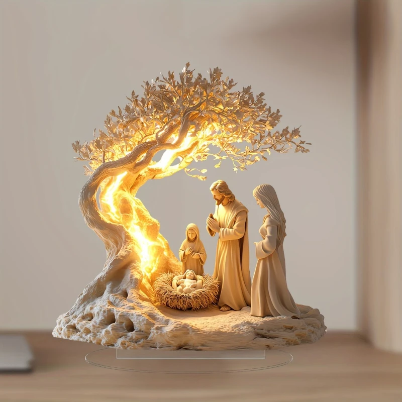 Decoração de Mesa em Acrílico  - Baby Nursery Tree avaliação e preço