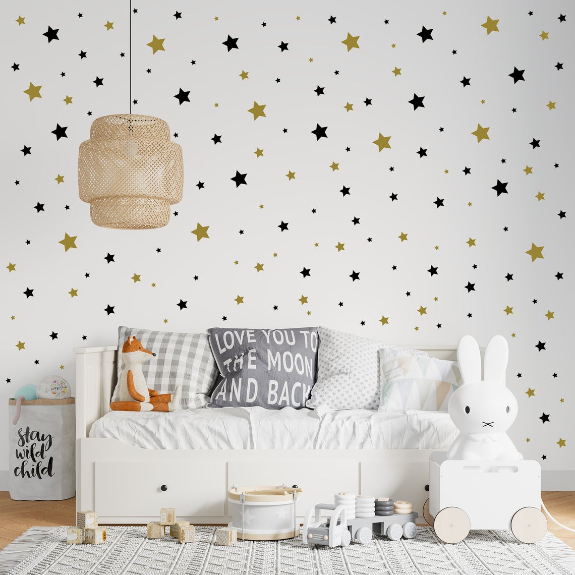 Adesivo de parede estrela dos  - Baby Nursery Decals avaliação e preço