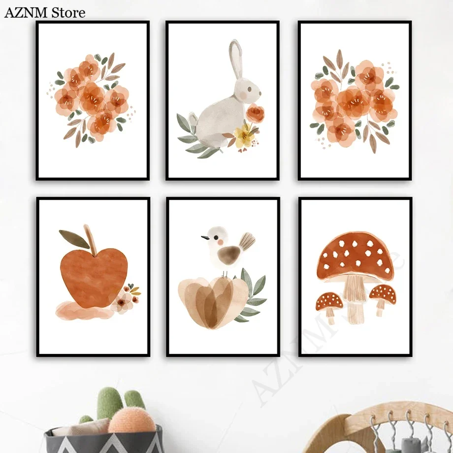 Pôster Decorativo em Tela com  - Baby Nursery Murals avaliação e preço