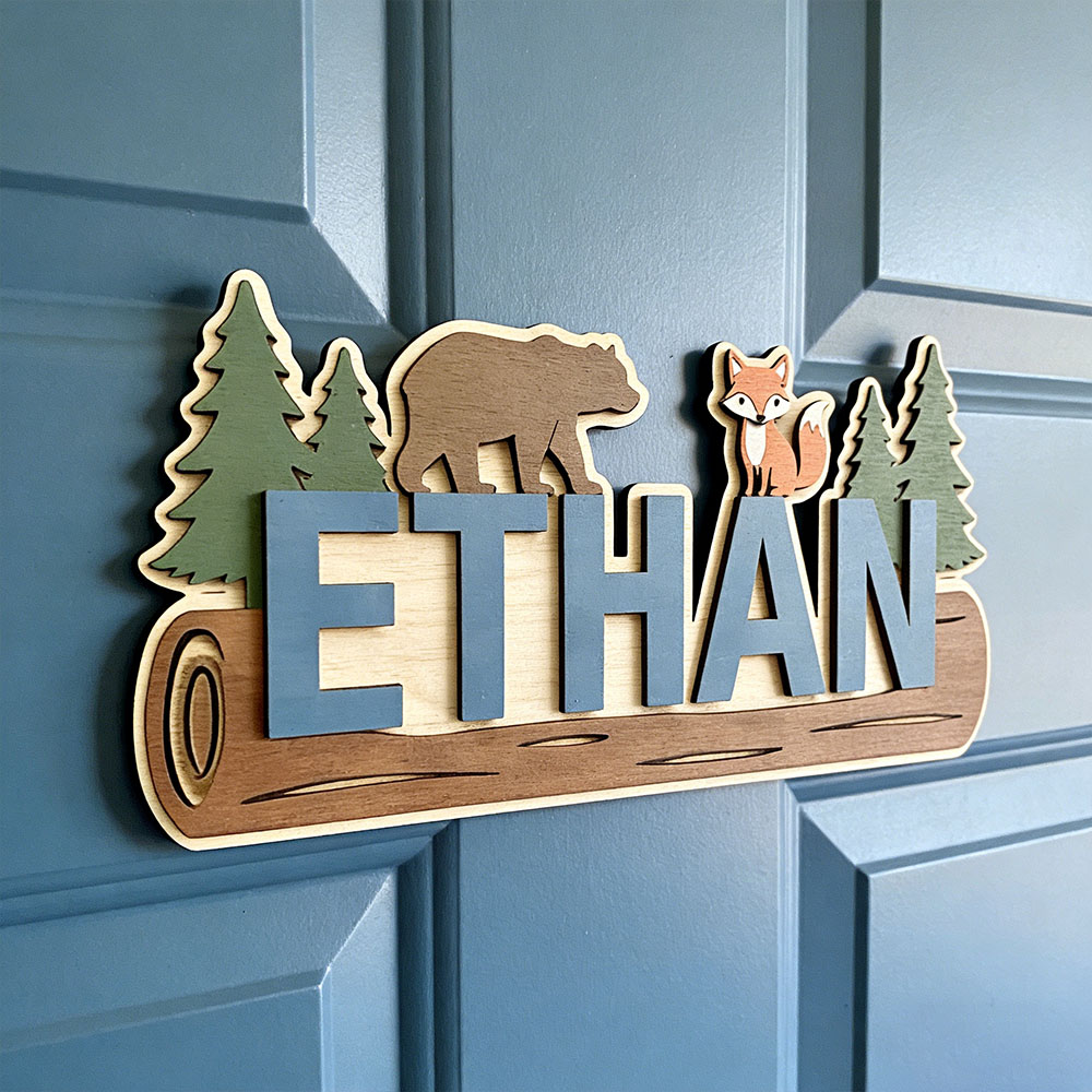 Placa de Madeira Personalizada - Baby Nursery Decorations avaliação e preço
