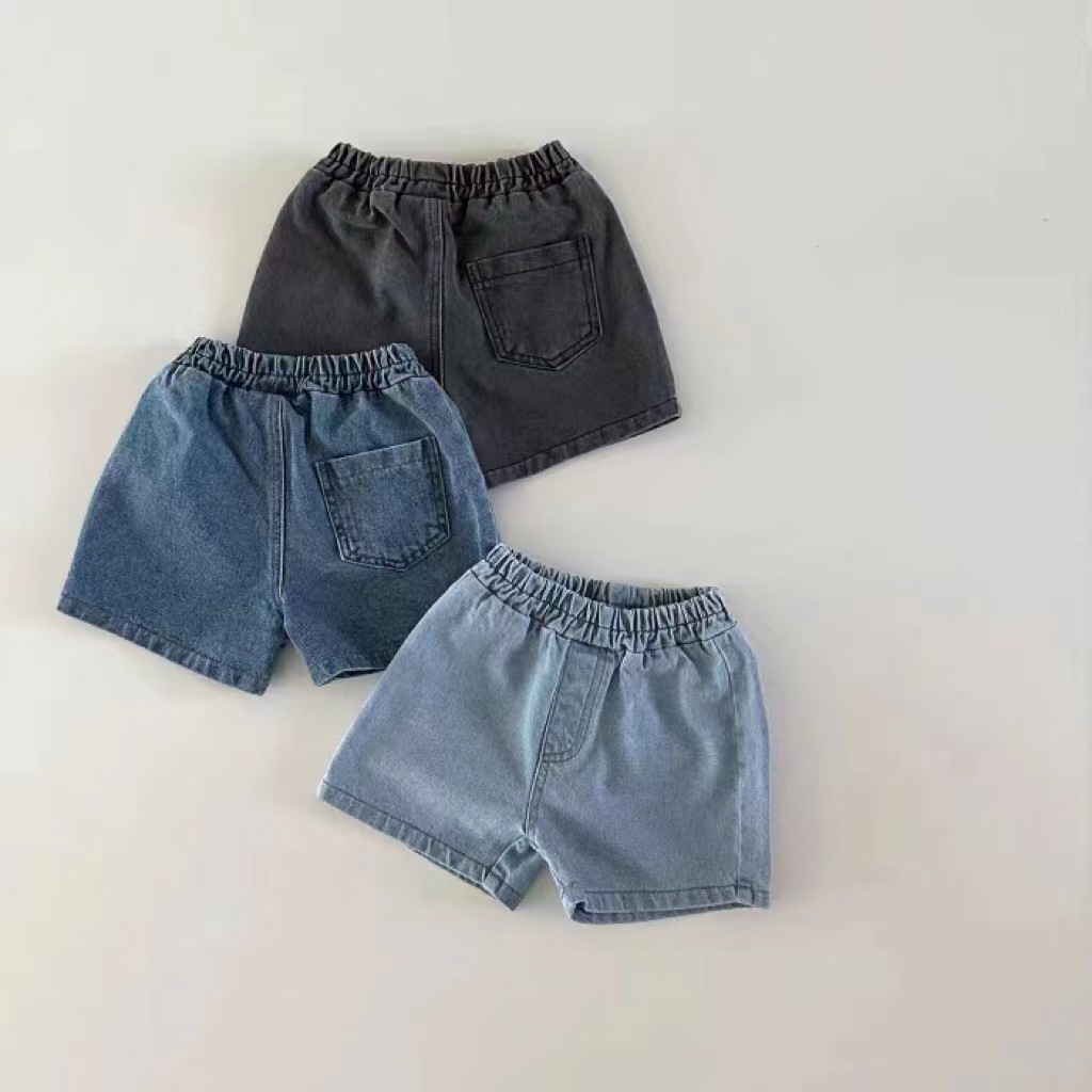 Shorts jeans sólido infantil,  - Baby Nursery Ideas Boy avaliação e preço