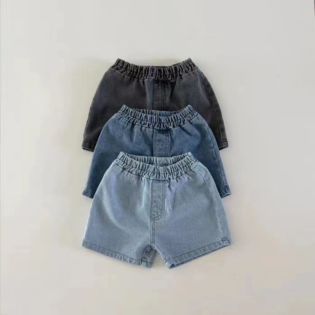 Shorts jeans sólido infantil,  - Baby Nursery Ideas Boy avaliação e preço