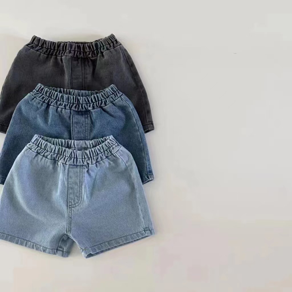 Shorts jeans sólido infantil,  - Baby Nursery Ideas Boy avaliação e preço