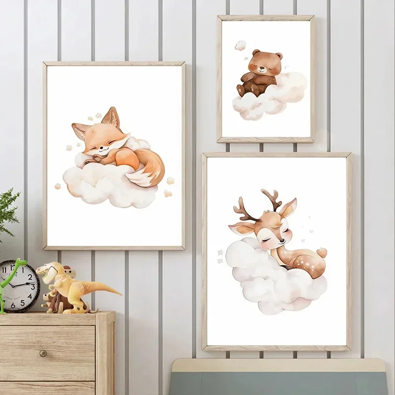 Nuvem dos desenhos animados an - Baby Nursery Murals avaliação e preço
