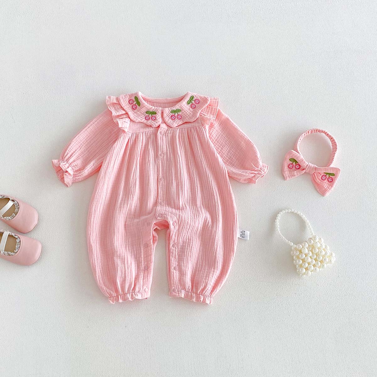Macacão de Gaze para Bebês Rec - Baby Nursery Embroidery avaliação e preço