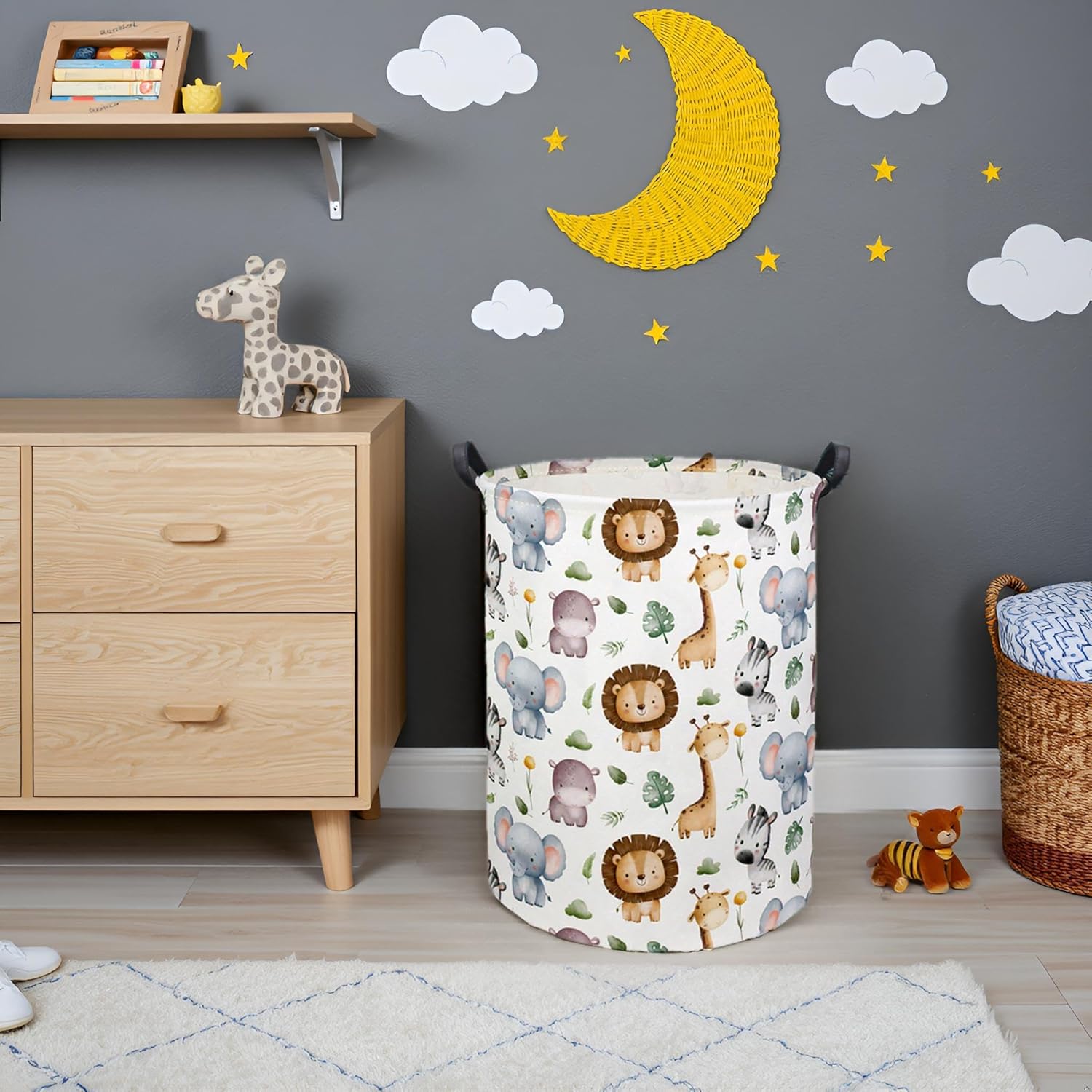 Cesto de lavanderia para bebês - Baby Nursery Laundry Basket avaliação e preço
