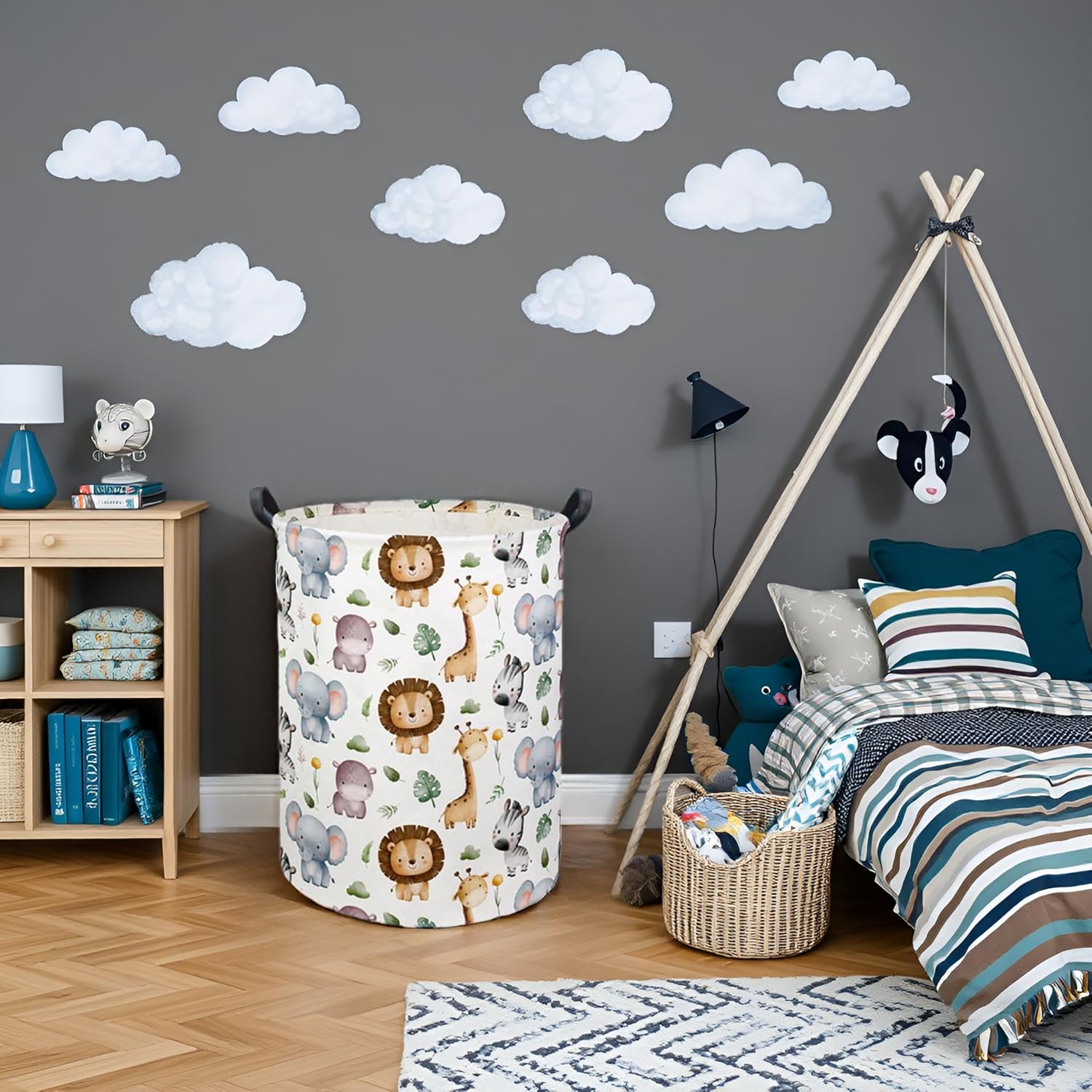 Cesto de lavanderia para bebês - Baby Nursery Laundry Basket avaliação e preço
