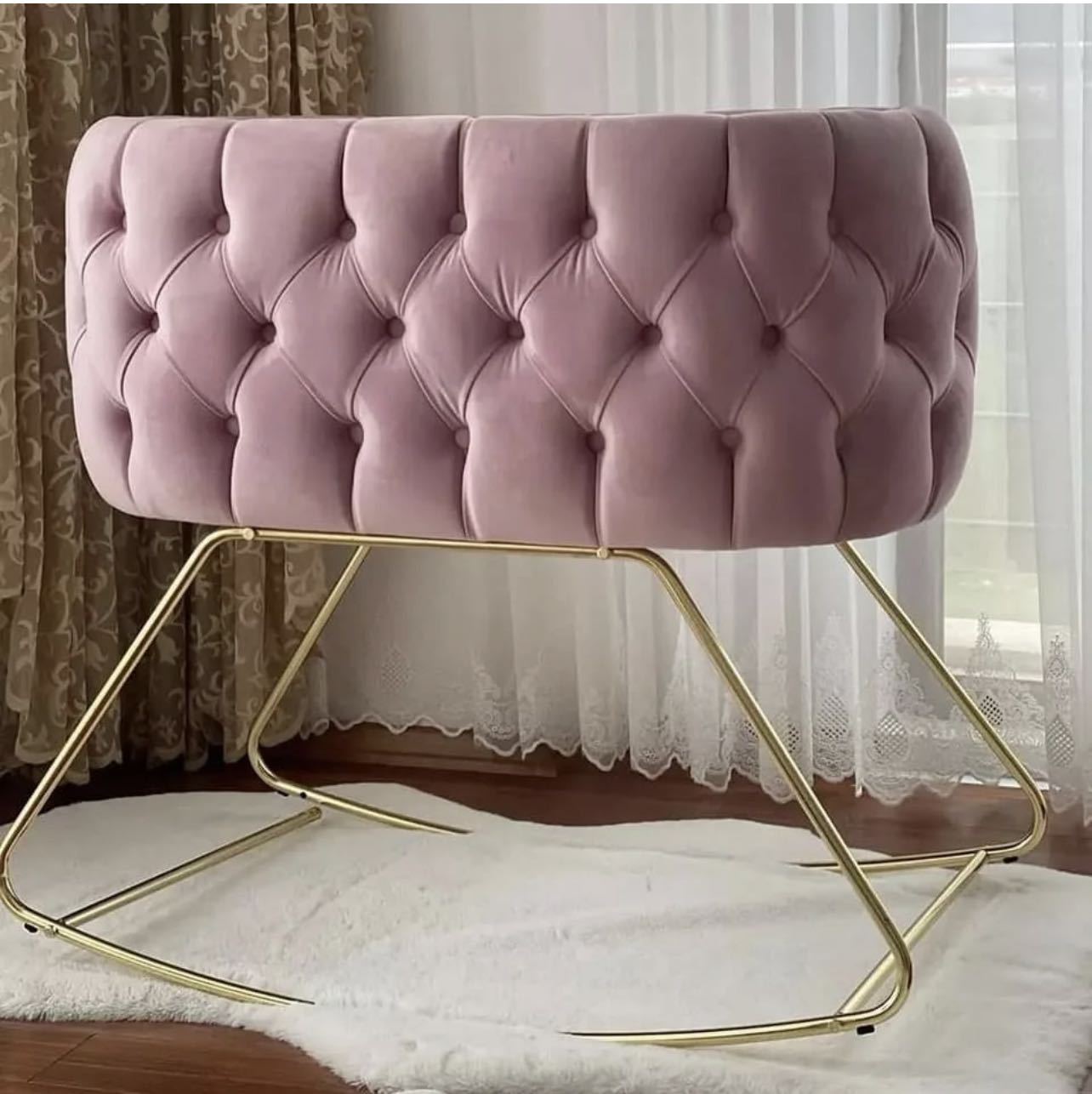 Cama de balanço internet celeb - Baby Nursery Glider avaliação e preço