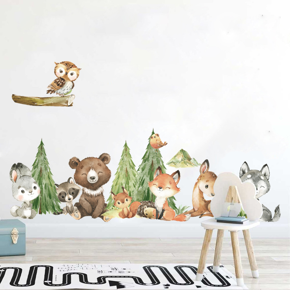 Adesivo de parede de desenho a - Baby Nursery Tree avaliação e preço