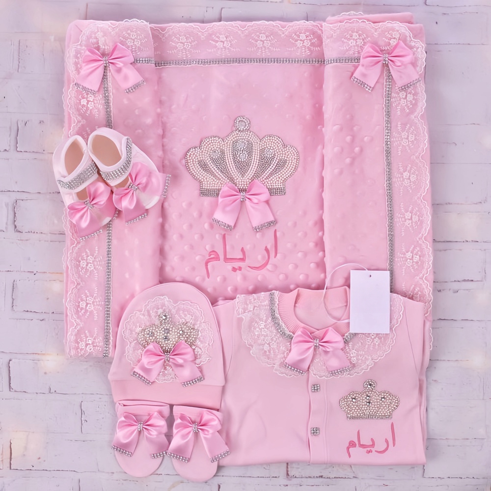 5 pçs bebê menina recém-nascid - Baby Nursery Embroidery avaliação e preço
