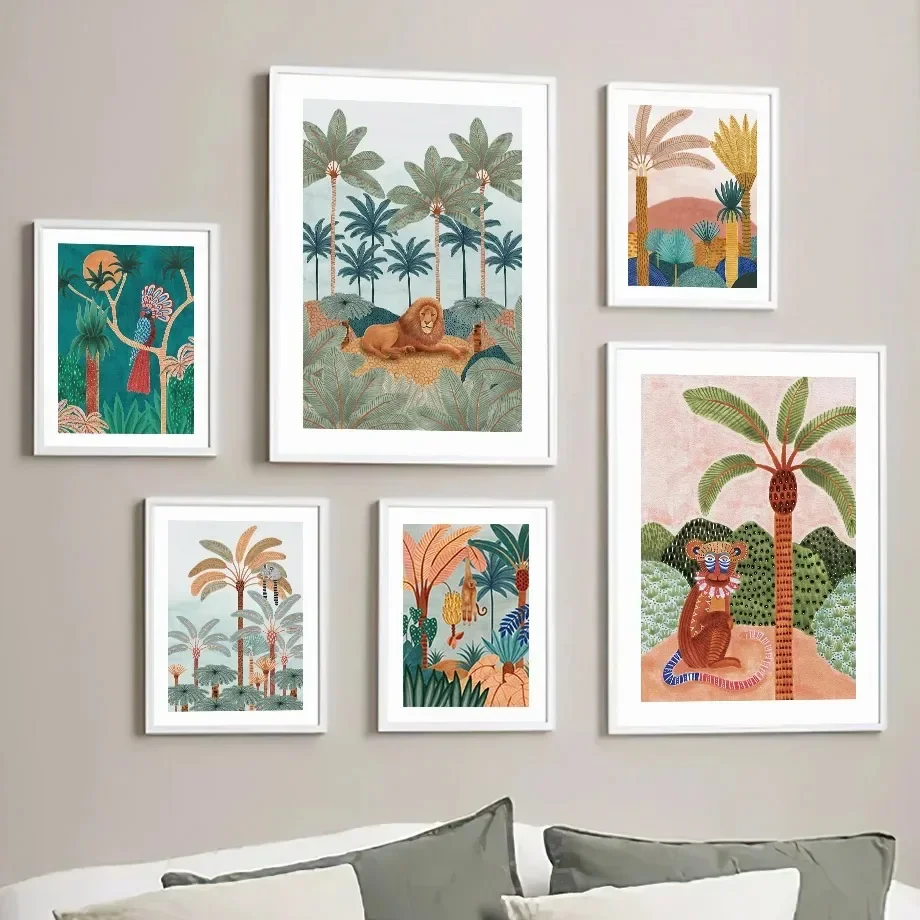 Pôster de Pintura em Tela com  - Baby Nursery Tree avaliação e preço