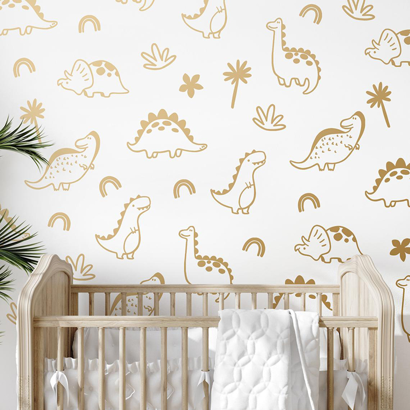 Dinossauro Geométrico Árvore A - Baby Nursery Tree avaliação e preço