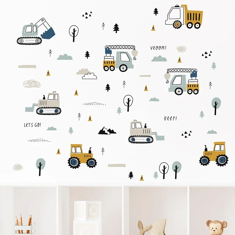 Adesivos de parede de caminhão - Baby Nursery Decals avaliação e preço