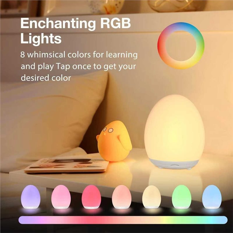 Luz Noturna LED em Forma de Ov - Baby Nursery Hours avaliação e preço