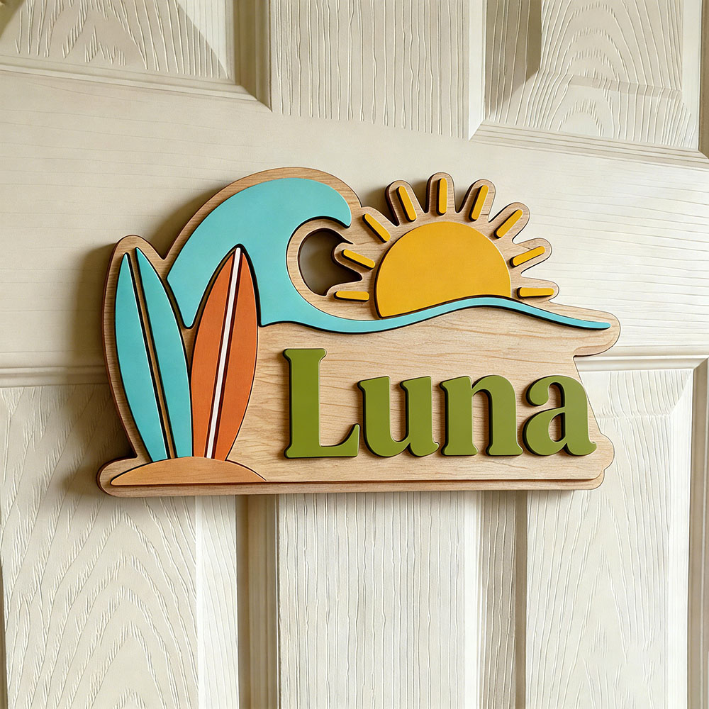 Placa de Porta Personalizada d - Baby Nursery In avaliação e preço