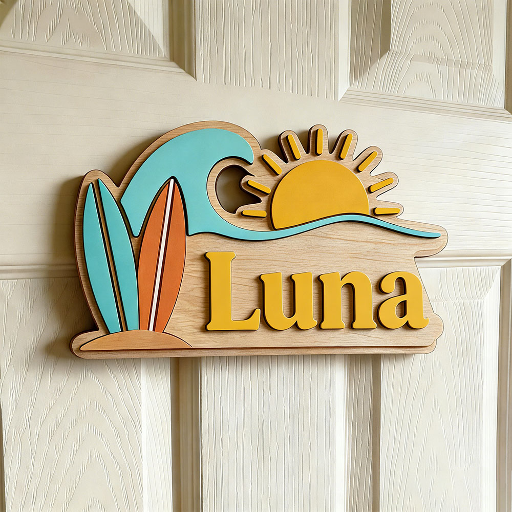 Placa de Porta Personalizada d - Baby Nursery In avaliação e preço