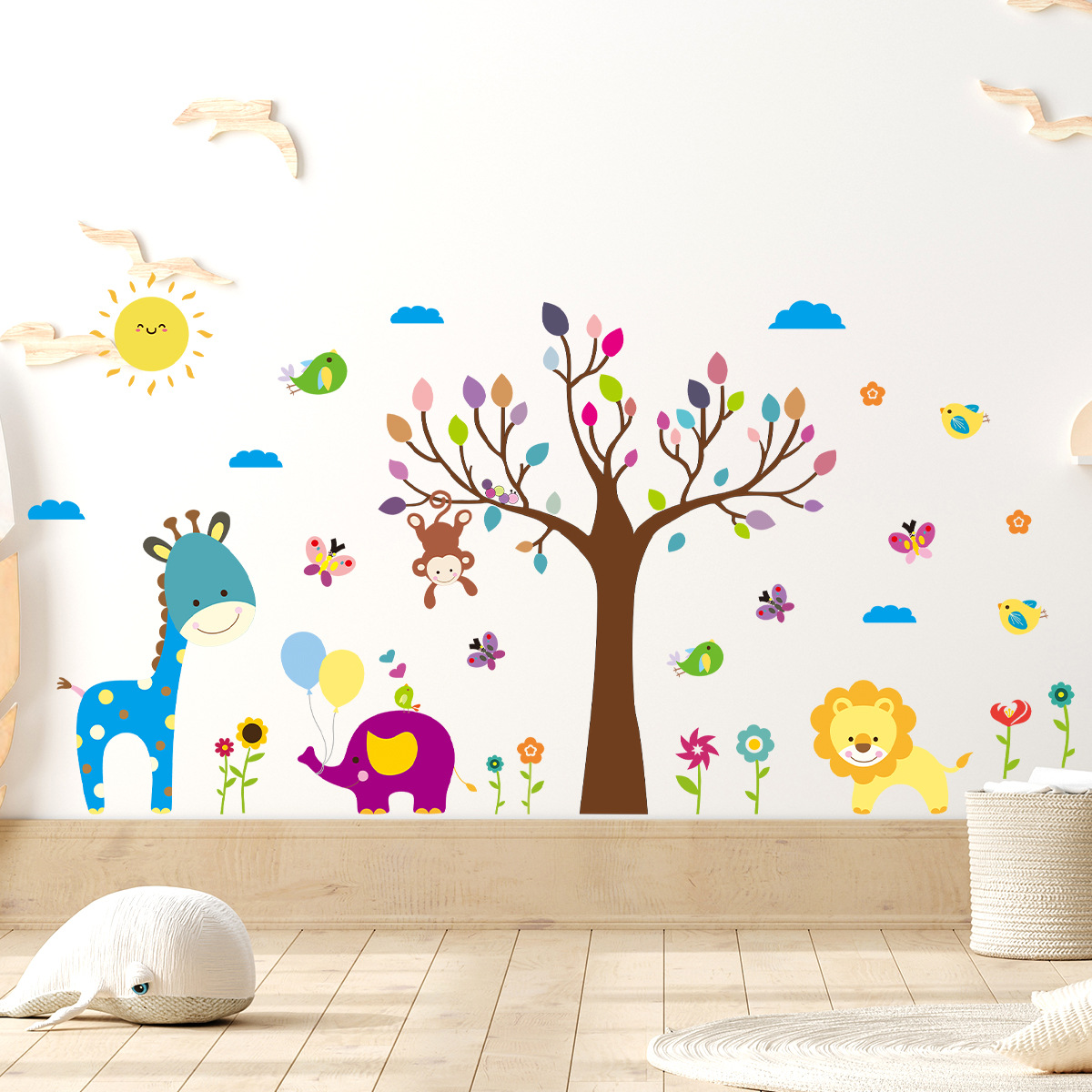 Adesivos de parede auto-adesiv - Baby Nursery Tree avaliação e preço