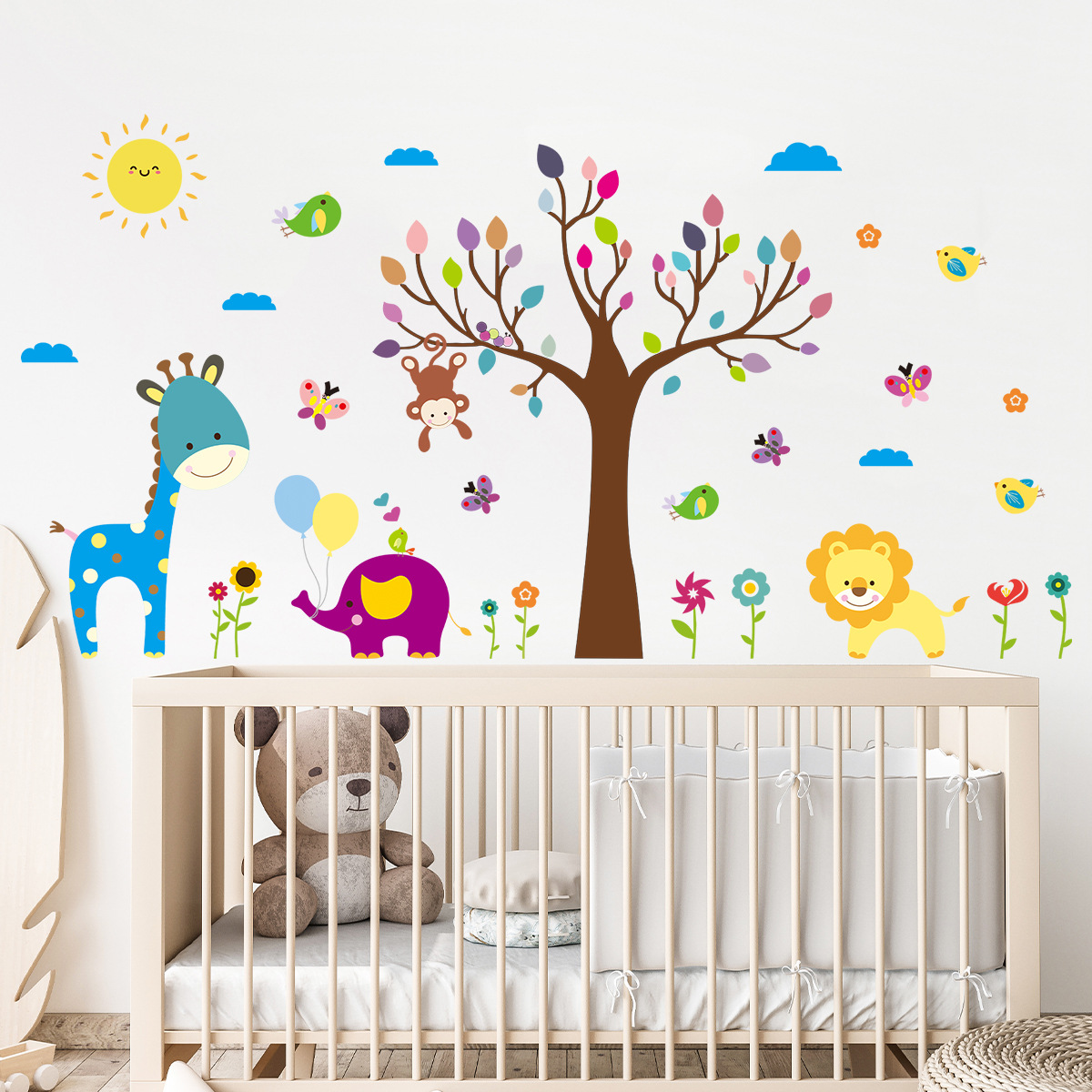 Adesivos de parede auto-adesiv - Baby Nursery Tree avaliação e preço