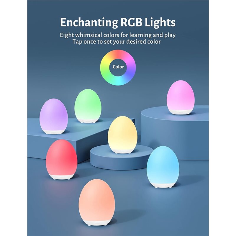 Luz Noturna LED ABMR-Egg para  - Baby Nursery Hours avaliação e preço