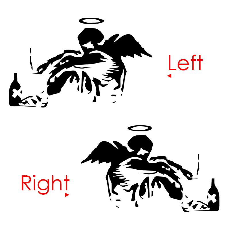 Banksy-Fallen Angel Graffiti D - Baby Nursery Decals avaliação e preço