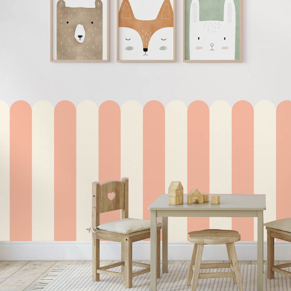 Multicolorido vertical listrad - Baby Nursery Decals avaliação e preço