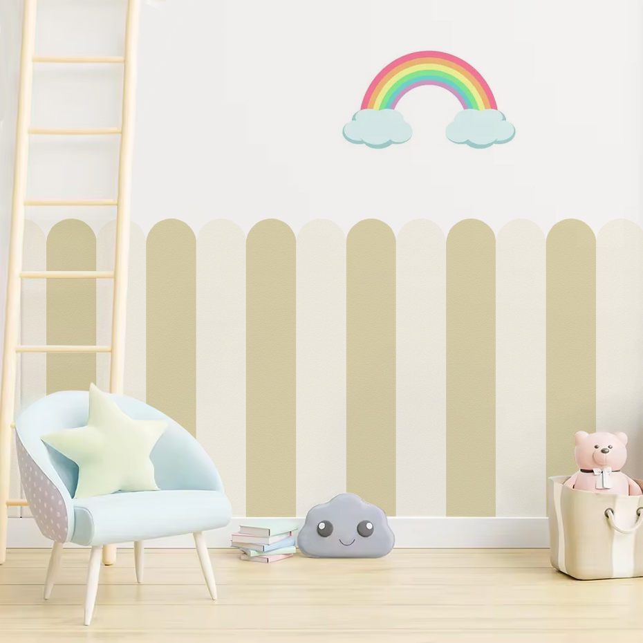 Multicolorido vertical listrad - Baby Nursery Decals avaliação e preço