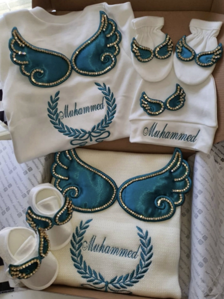 Dollbling Conjunto de 5 Peças  - Baby Nursery Embroidery avaliação e preço