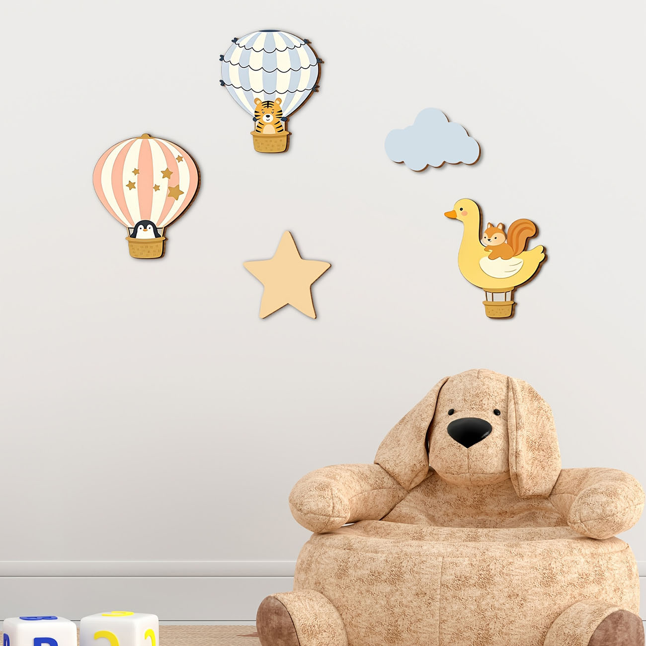 5 Peças de Adesivos de Parede  - Baby Nursery Decals avaliação e preço