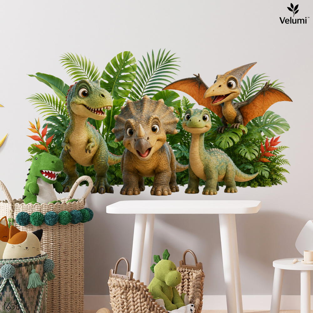 Adesivos de Parede 3D de Dinos - Baby Nursery Decals avaliação e preço
