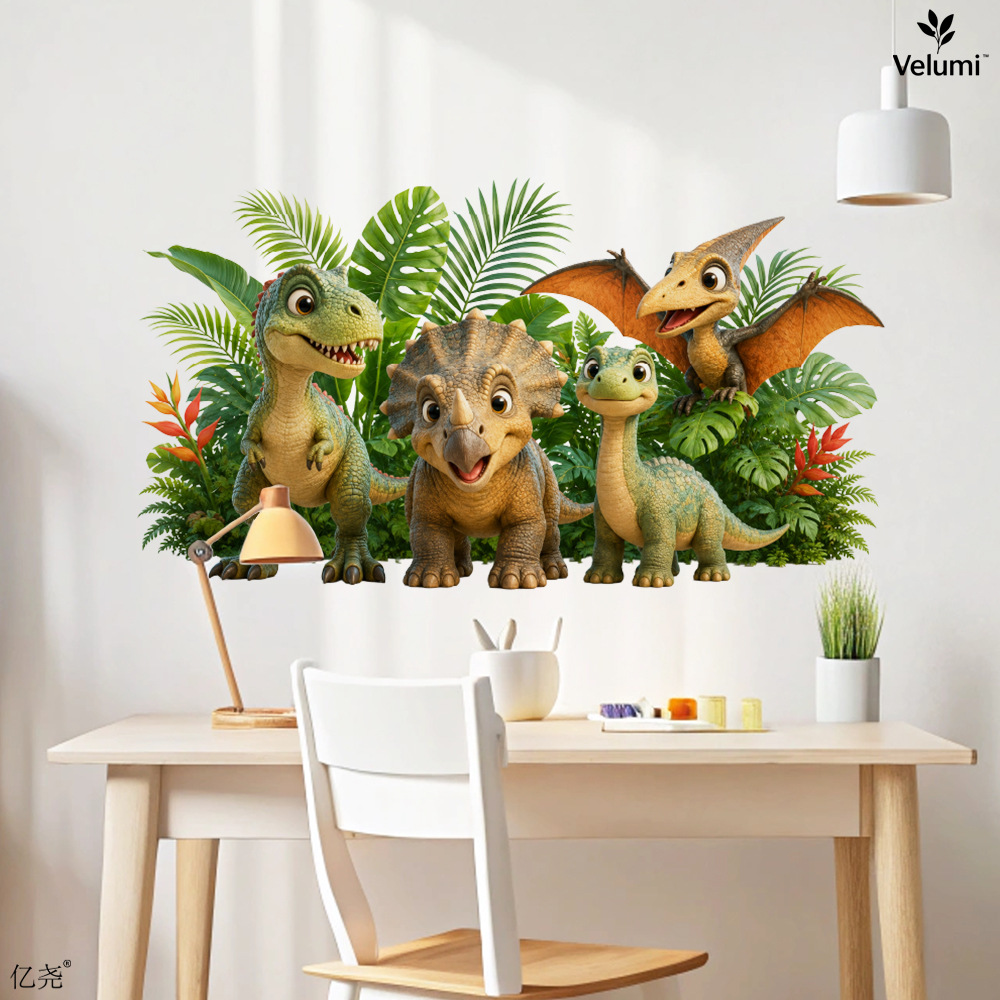 Adesivos de Parede 3D de Dinos - Baby Nursery Decals avaliação e preço