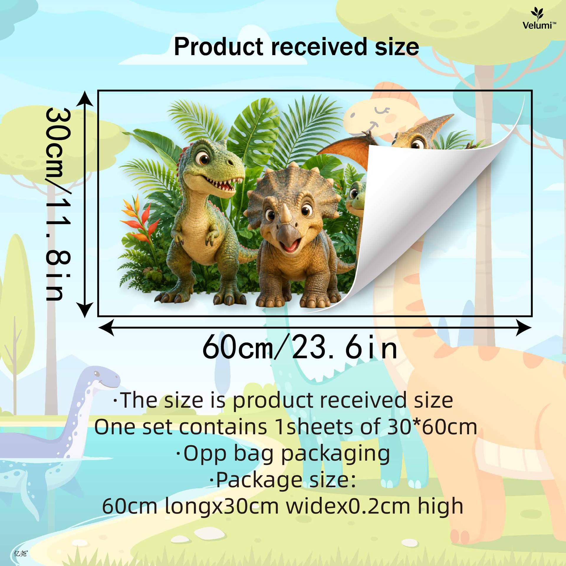 Adesivos de Parede 3D de Dinos - Baby Nursery Decals avaliação e preço